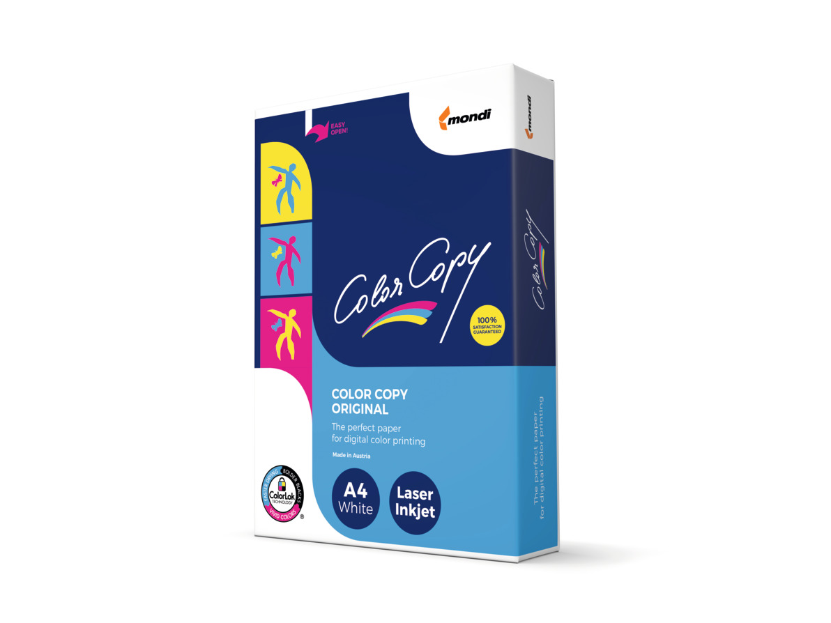 Mondi Kopierpapier Color+, A4, 90g, 2.500 Blatt, Maxi-Box