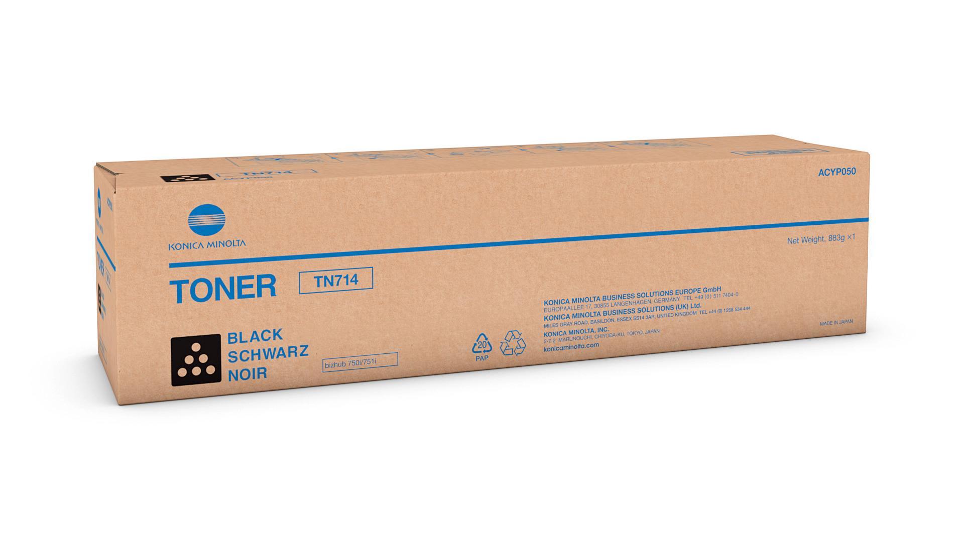 TN-714K Toner Schwarz 